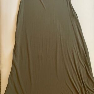 Cynthia Rowley Olive Green Midi Dress